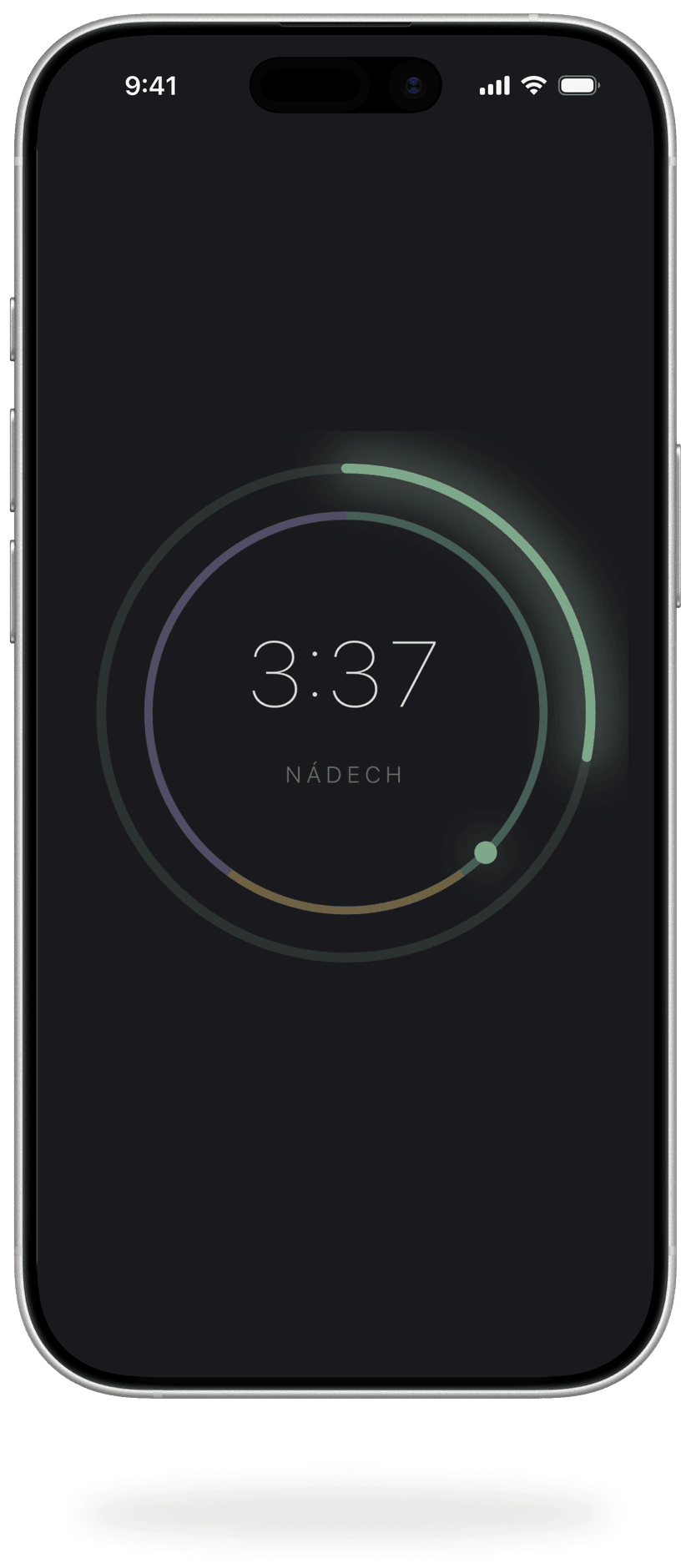 Časovač s dechovým vzorcem