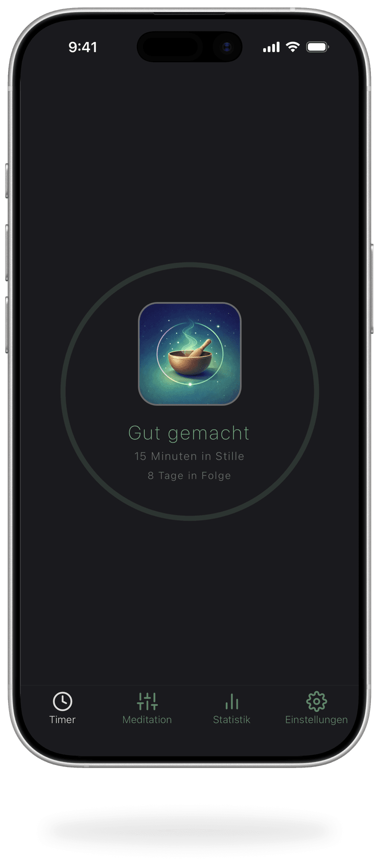 Gut gemacht - nach einer Sitzung